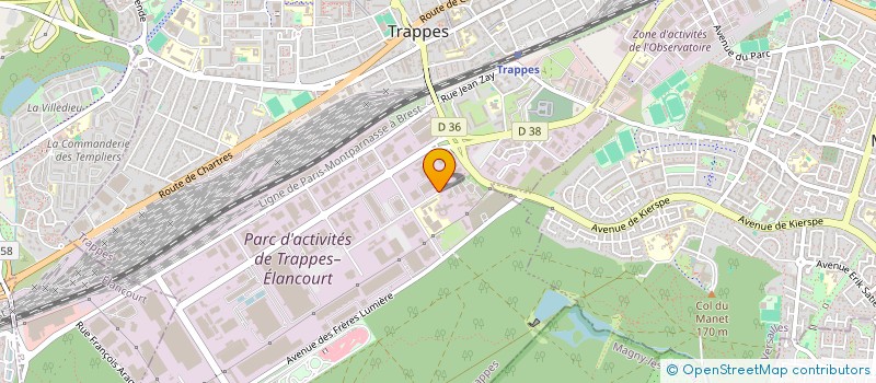 localisation de l'entreprise KARREPROD à TRAPPES