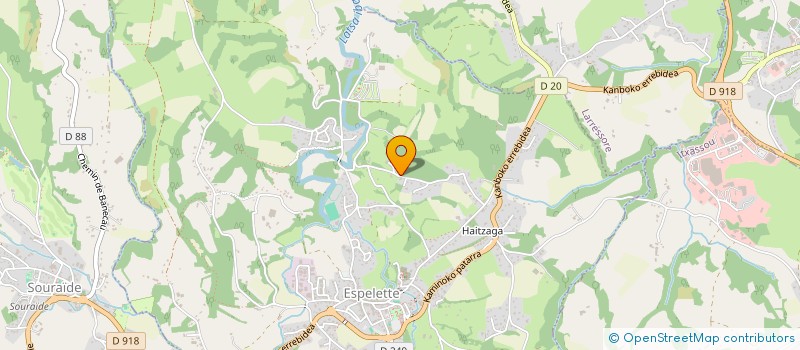 localisation de l'entreprise KARRIKAN  ESPELETTE