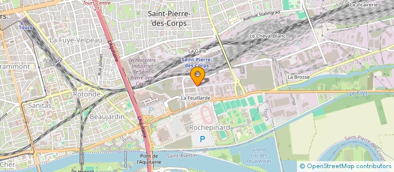 localisation de l'entreprise KARRO FRANCE  SAINT-PIERRE-DES-CORPS