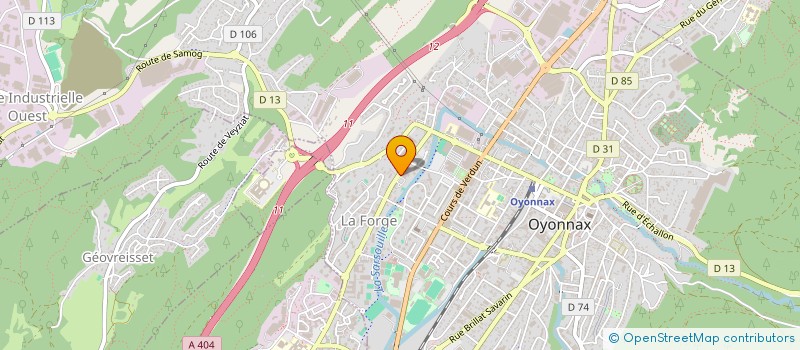 localisation de l'entreprise KARROU à OYONNAX