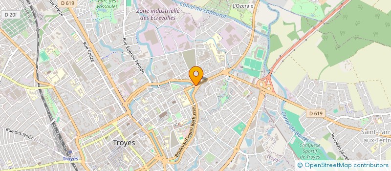 localisation de l'entreprise KARROUBI à TROYES