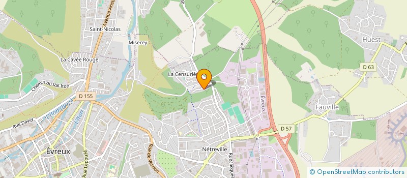 localisation de l'entreprise KARROUM  EVREUX