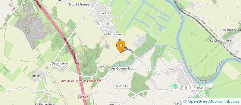 localisation de l'entreprise KARS  CRAZANNES