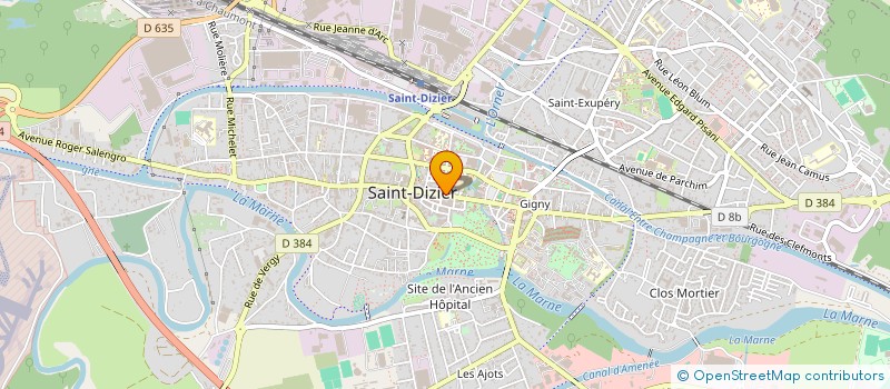 localisation de l'entreprise KARSENTY à SAINT-DIZIER