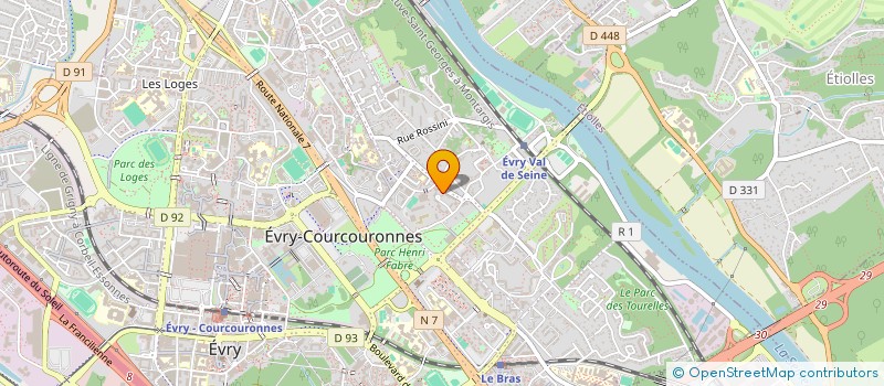 localisation de l'entreprise KARSHA  EVRY-COURCOURONNES