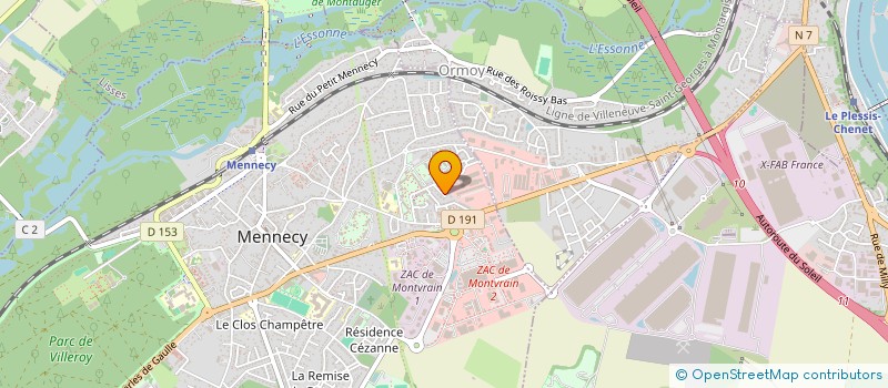 localisation de l'entreprise KART 2000 RACING à FONTENAY-LE-VICOMTE