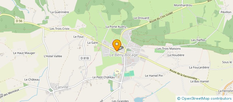 localisation de l'entreprise KART CROSS LOISIRS  SOULEUVRE EN BOCAGE