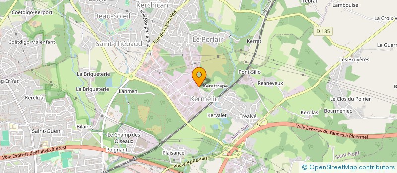 localisation de l'entreprise KART SYSTEM à SAINT-AVE