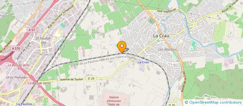 localisation de l'entreprise KART3L  LA CRAU