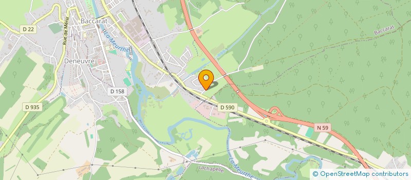 localisation de l'entreprise KARTADOS  BACCARAT