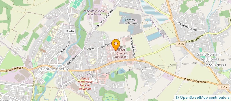 localisation de l'entreprise KARTAL ET FILS  TIGNIEU-JAMEYZIEU