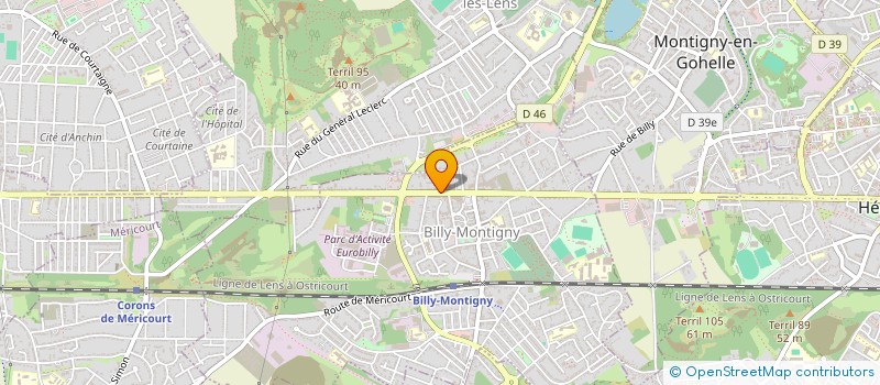 localisation de l'entreprise KARTAL SARL à BILLY-MONTIGNY