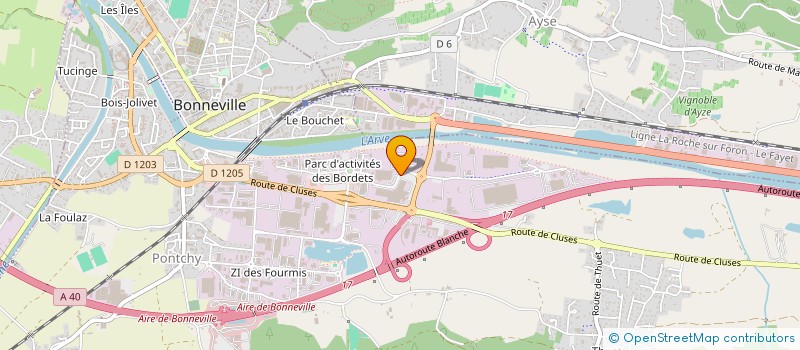 localisation de l'entreprise KARTESIS MANAGEMENT  BONNEVILLE