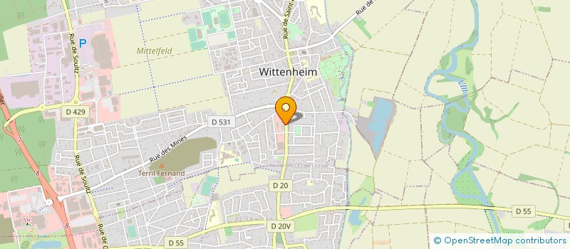 localisation de l'entreprise KARTHALA DES COMORES  WITTENHEIM