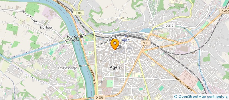 localisation de l'entreprise KARTHAN à AGEN