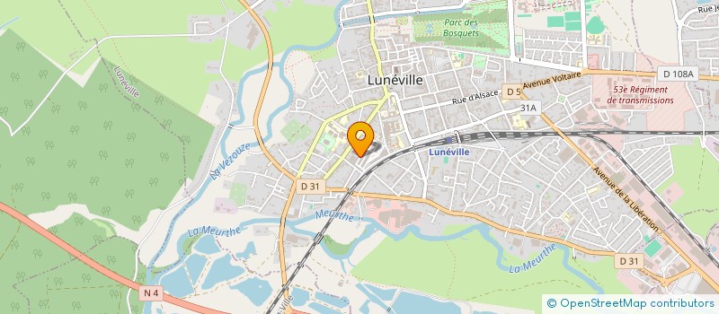 localisation de l'entreprise KARTHIER KLARIDGE  LUNEVILLE