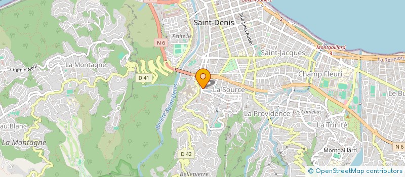 localisation de l'entreprise KARTIE LA SOURCE à SAINT-DENIS