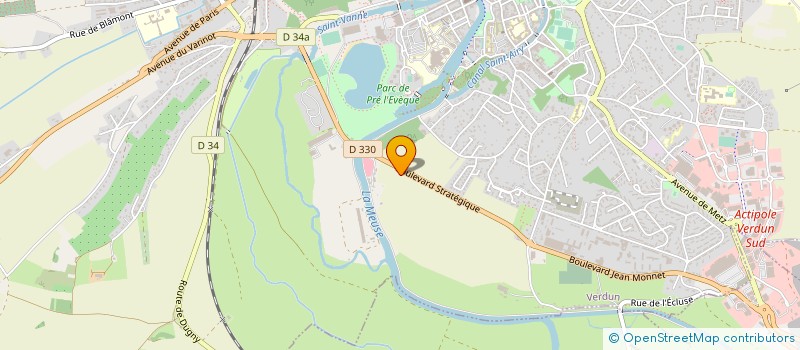localisation de l'entreprise KARTING 55 à VERDUN