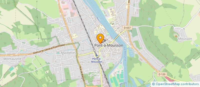localisation de l'entreprise KARTING CLUB DE PT A MOUSSON à PONT-A-MOUSSON