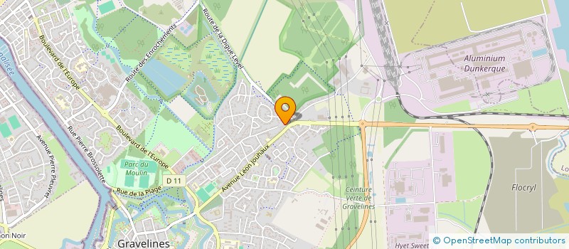 localisation de l'entreprise KARTING CLUB GRAVELINOIS à GRAVELINES