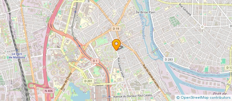 localisation de l'entreprise KARTING DRIVERS DEVELOPMENT ASSOCIATION (KDDA)  CRETEIL