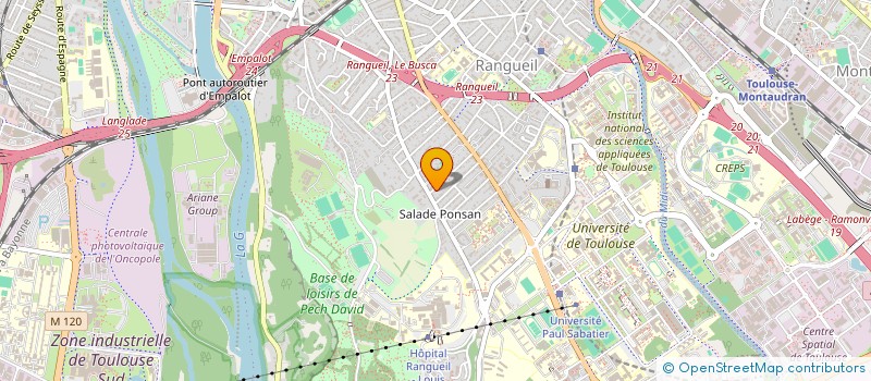 localisation de l'entreprise KARTING-MIDI-PYRENEES.COM à TOULOUSE