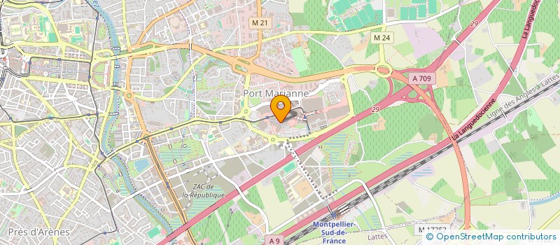 localisation de l'entreprise KARTING ODYSSEUM à MONTPELLIER