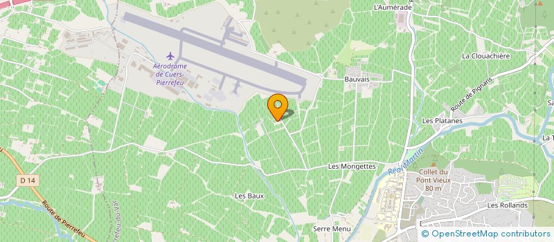 localisation de l'entreprise KARTING TROIN COMPETITION  CUERS