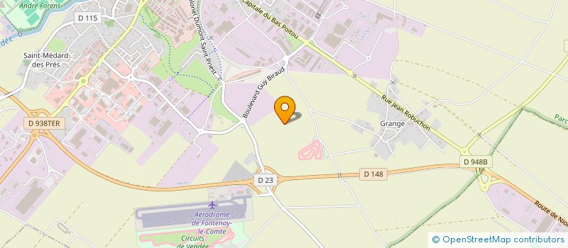 localisation de l'entreprise KARTING VENDEE LOISIRS  FONTENAY LE COMTE