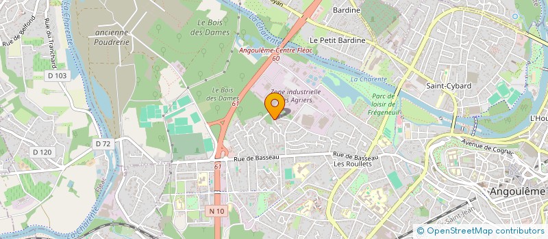 localisation de l'entreprise KARTITA à ANGOULEME