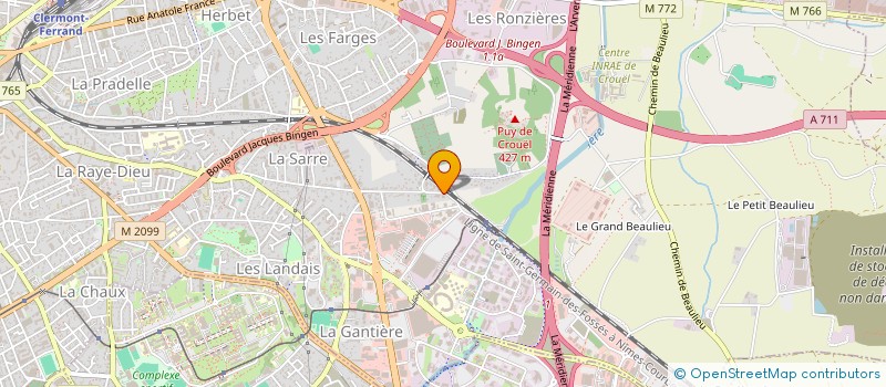 localisation de l'entreprise KARTOO SA à CLERMONT-FERRAND