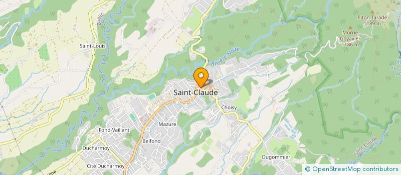 localisation de l'entreprise KARU SOINS  SAINT-CLAUDE