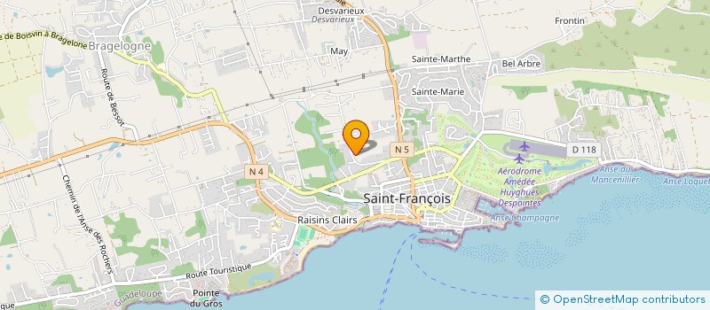 localisation de l'entreprise KARUK FRAIS à SAINT-FRANCOIS