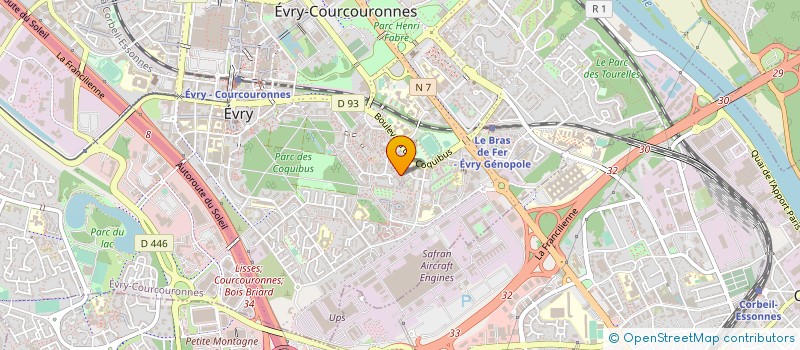 localisation de l'entreprise KARUKERA  EVRY-COURCOURONNES