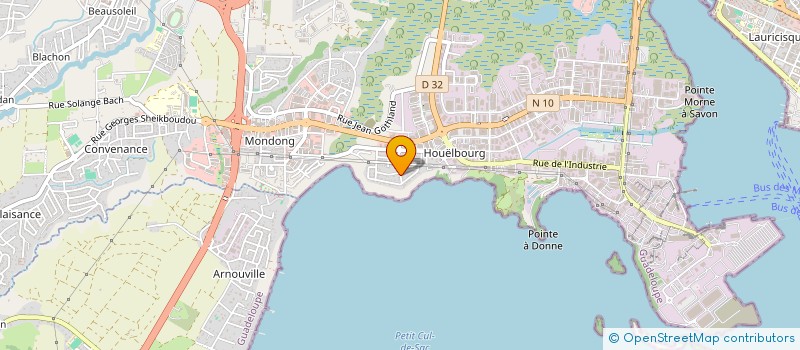 localisation de l'entreprise KARUKERA  ADVENTURE  BAIE MAHAULT