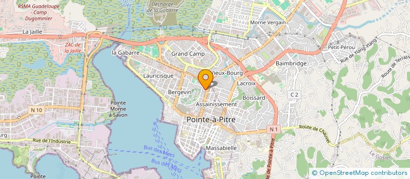 localisation de l'entreprise KARUKERA BOUCHERIE PLUS SARL à POINTE A PITRE