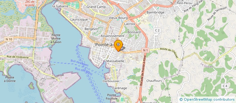 localisation de l'entreprise KARUKERA CYBERSECURITE ET INFORMATIQUE  POINTE-A-PITRE