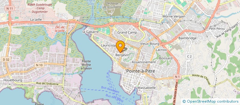 localisation de l'entreprise KARUKERA DEPANNAGE à POINTE A PITRE