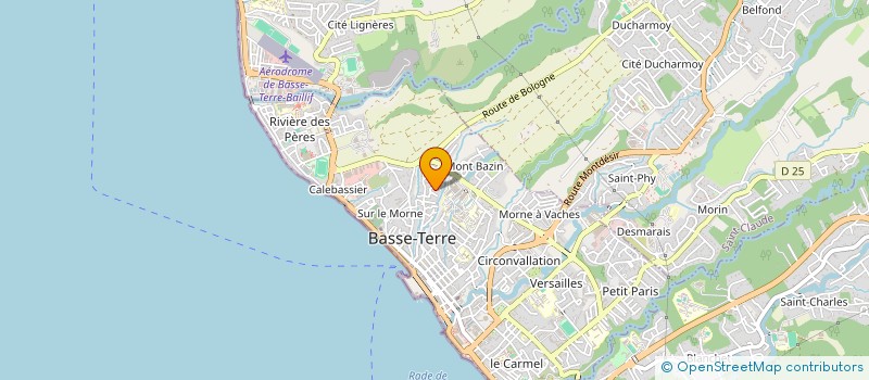 localisation de l'entreprise KARUKERA GOSPEL ACADEMY  BASSE-TERRE