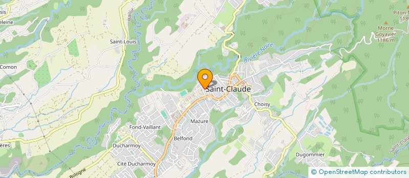 localisation de l'entreprise KARUKERA INVEST ' GUAD à SAINT-CLAUDE