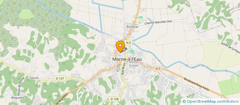 localisation de l'entreprise KARUKERA MOTORS CARS  MORNE-A-L'EAU