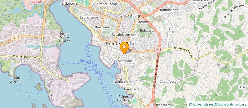 localisation de l'entreprise KARUKERA OFFICE à POINTE-A-PITRE