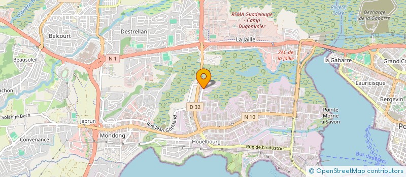 localisation de l'entreprise KARUKERA OPHTALMOLOGIE 2  BAIE-MAHAULT