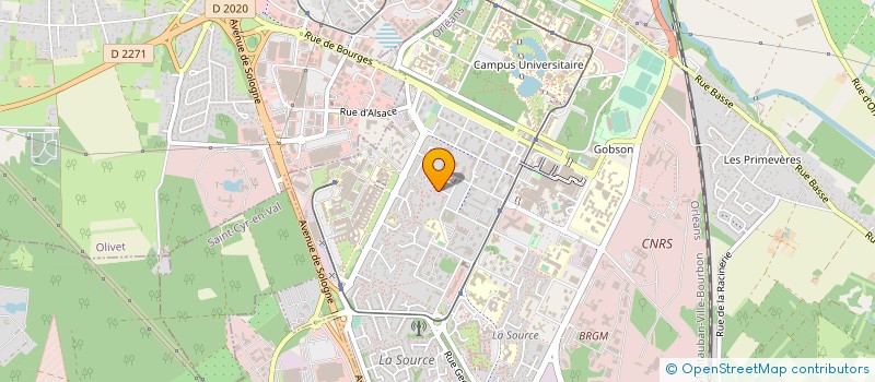 localisation de l'entreprise KARUKERA PC à ORLEANS