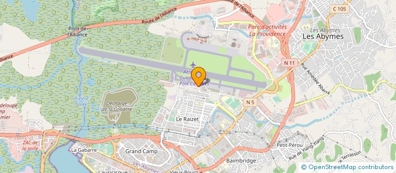 localisation de l'entreprise KARUKERA TOURS  BAIE-MAHAULT