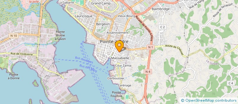 localisation de l'entreprise KARULYNK à POINTE-A-PITRE