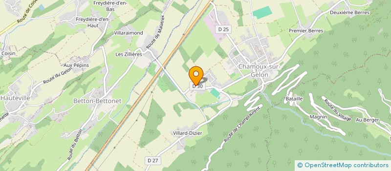 localisation de l'entreprise KARUM à CHAMOUX-SUR-GELON