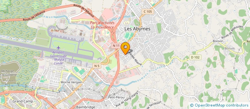 localisation de l'entreprise KARUMAZING  LES ABYMES