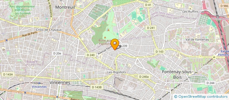 localisation de l'entreprise KARUNA CONSEIL à FONTENAY-SOUS-BOIS