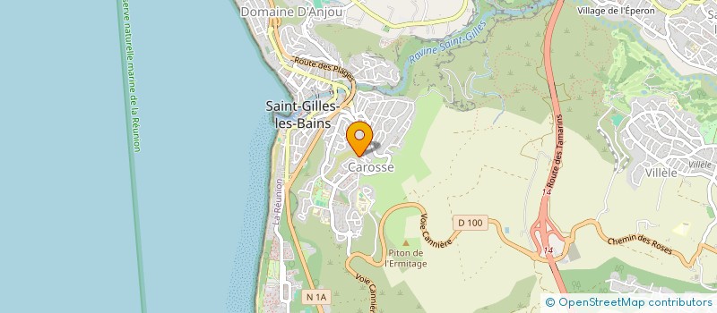 localisation de l'entreprise KARUNIA INVEST à SAINT-PAUL